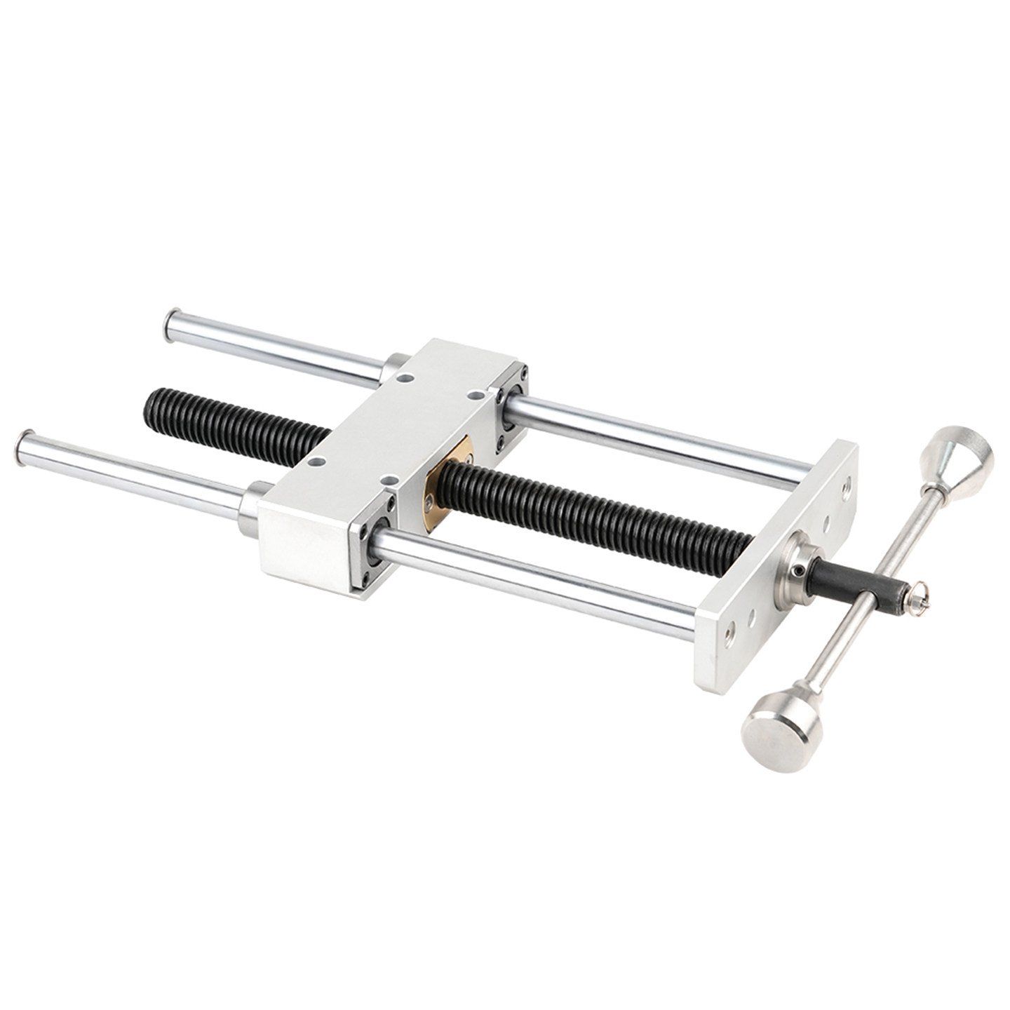 Woodworking bench inertia vise, DIY workbench, precision heavy-duty vise, bench clamp, clamping table, table vise, double connecting rod for vise, CNC