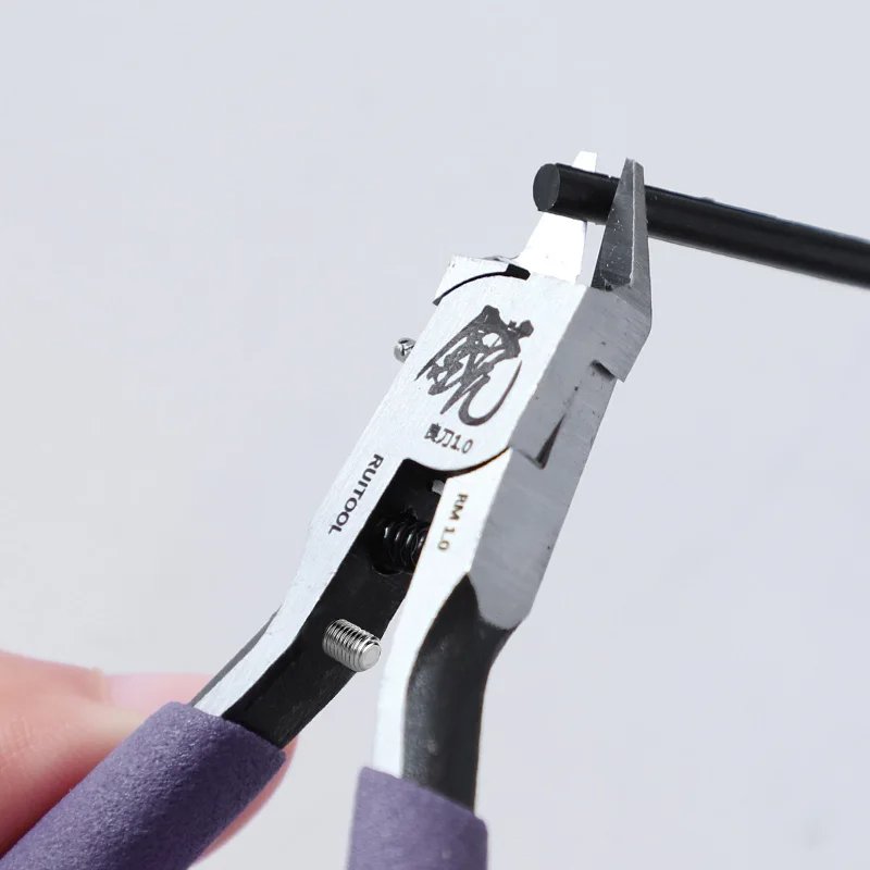 Precision Ultra-thin Single Blade Gundam Nipper CR-V Steel Non-slip Sprue Cutter Model Pliers for Plastic Model Kit - Image 3