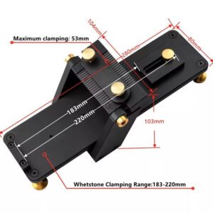 New Manual Knife Sharpener Fixing Bracket Adjustable Angle Guide for Wood Chisels Carving Knives and Planes Honing Chisel Tools