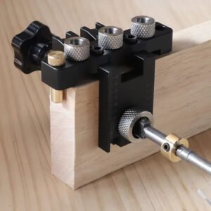 Adjustable Doweling Jig Woodworking Pocket 3 in 1 Hole Jig 8MM 10MM Bushes Drilling Guide Locator Puncher Tools Best Dowel Jig