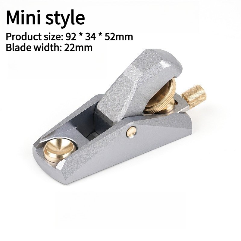 Low Angle Aluminum Wood Planer Precision Adjustable Fine Woodworking Edge Trimming Planer Aluminum Manual Chamfering Mini Plane - Image 2