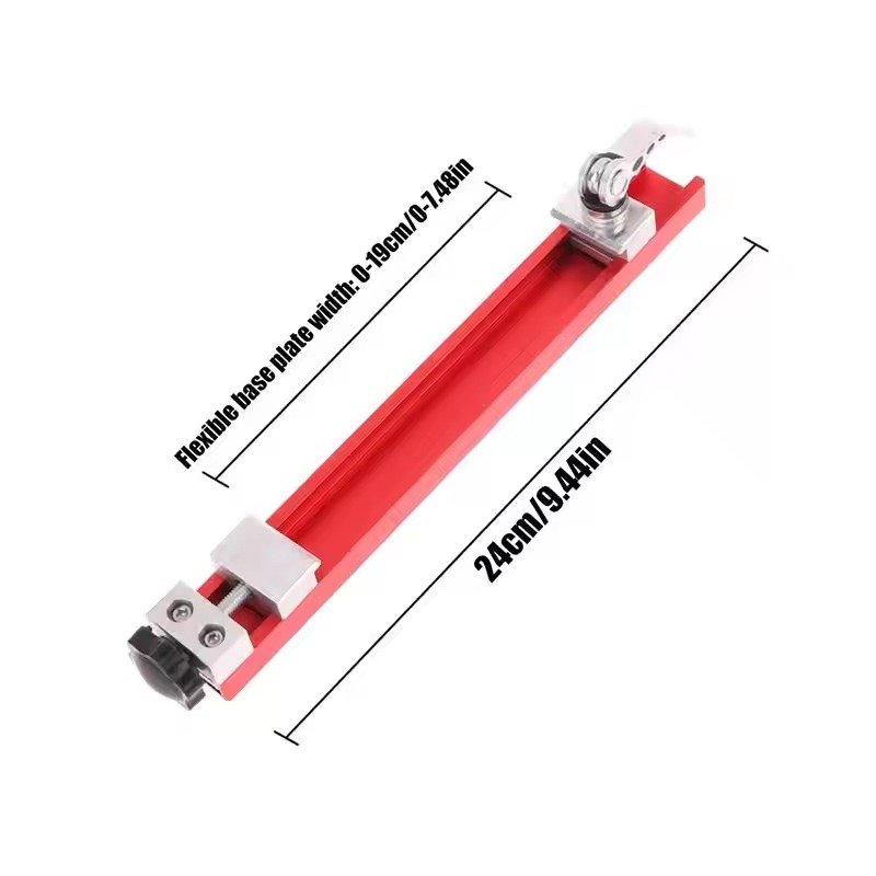 Cutting Machine Base Circular Saw Guide Rail Woodworking Cutting Machine Base Aluminum Alloy Punch Plate for Precision Cutting - Image 5