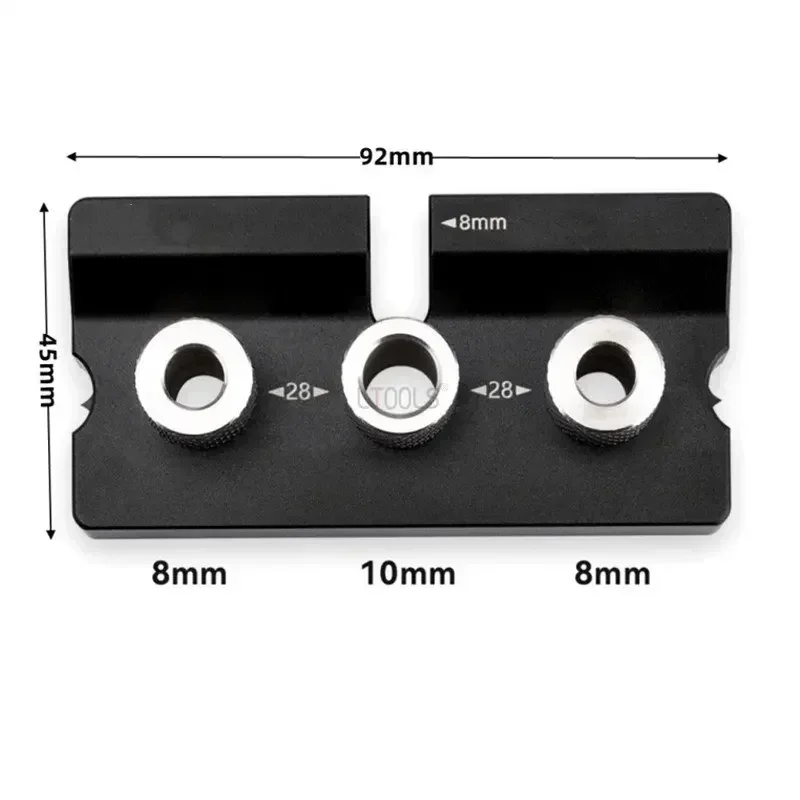 Precision Jig Dowel Cam Jig 3 in 1 Dowelling Jig Master Kit Wood Hole Drilling Guide Woodworking Position for DIY Wood Working - Image 2