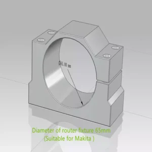 Tianli Handheld Mortiser Router fixture base 65mm(Makita)&69mm(DeWalt)